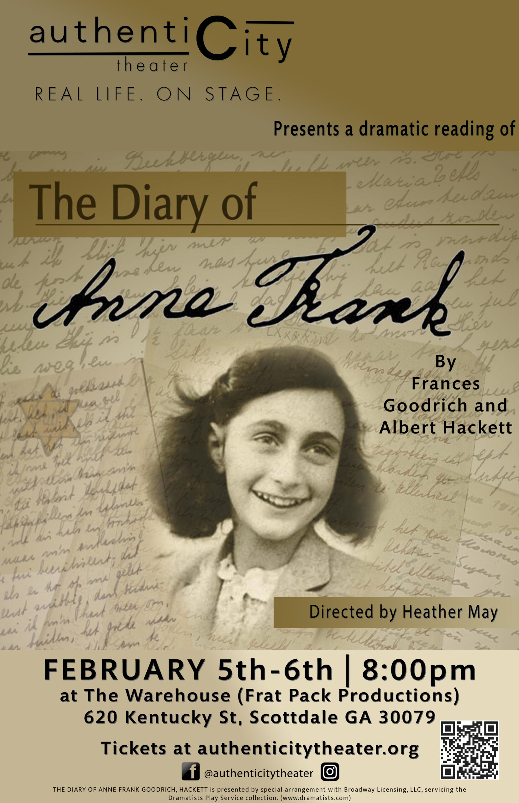 Anne Frank Poster 2027
